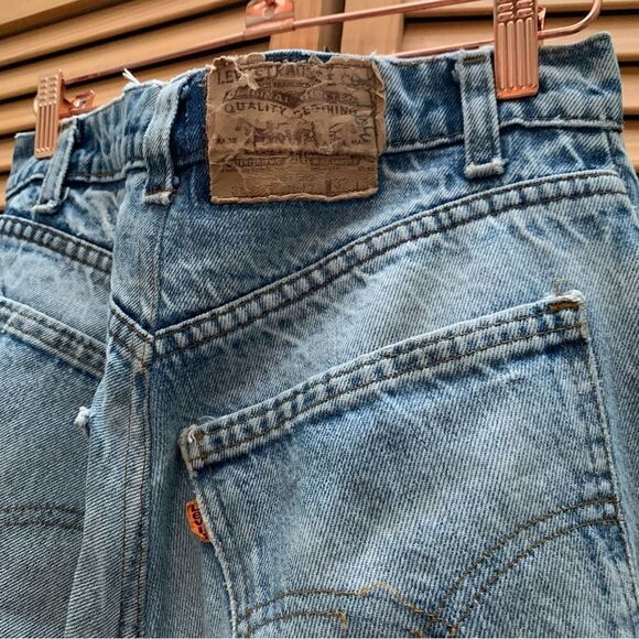 Vintage Orange Tab Levi’s Jeans size 32 - Picture 6 of 8